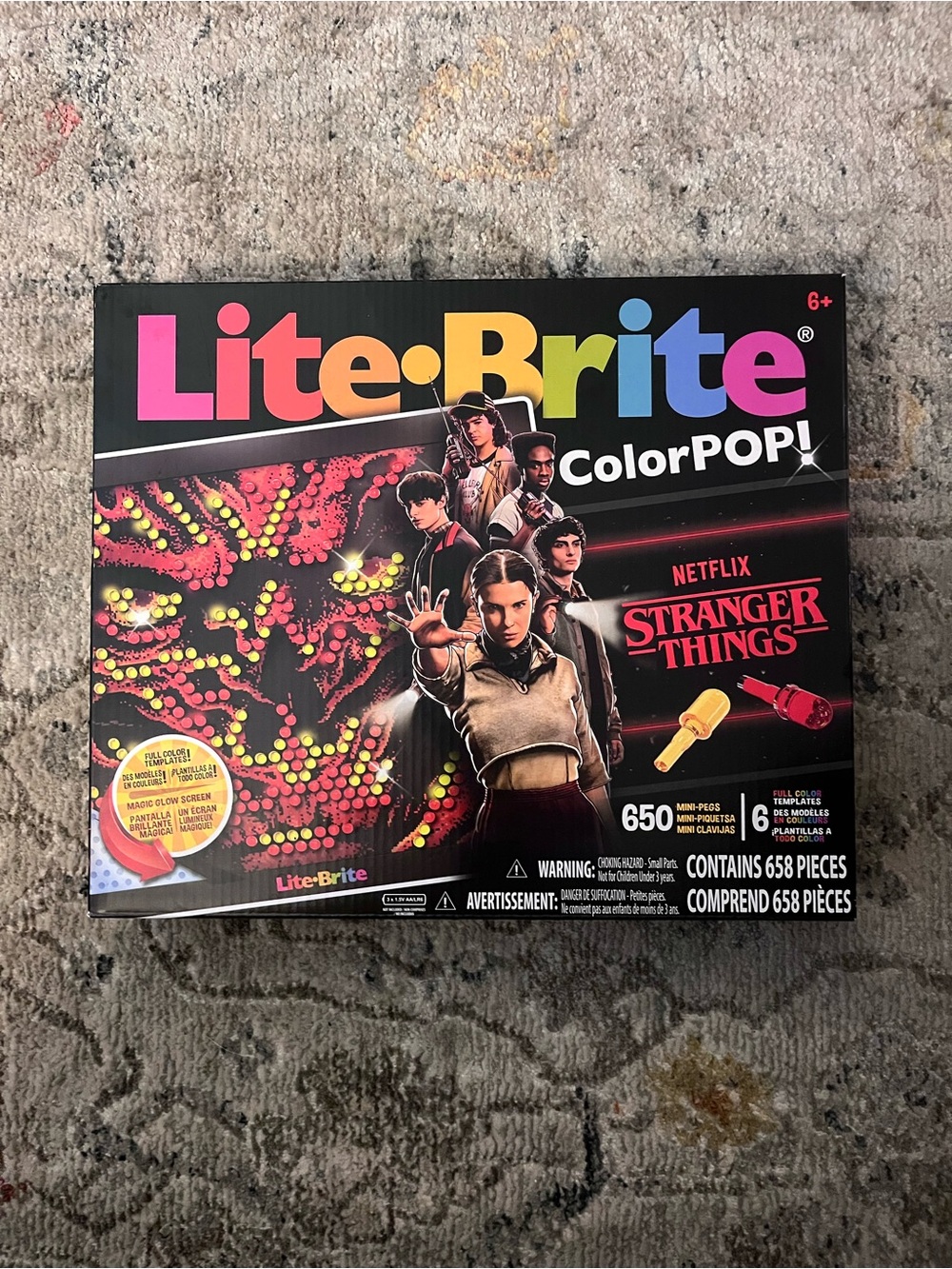 Stranger Things ColorPOP Interactive Lite Brite Set